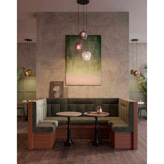 Светильник подвесной каскадный Aurora, 40 см, зеленый/серый, Bergenson Bjorn, изображение 2