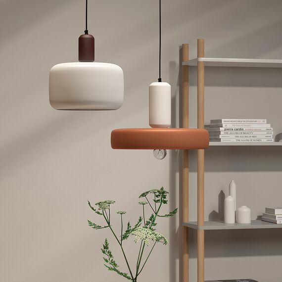 Светильник подвесной Juko, 30х32 см, черный/бежевый, Bergenson Bjorn, изображение 5