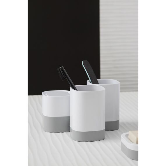 Стакан для зубных щеток Tyer, 470 мл, белый/серый, Bergenson Bjorn Bath, изображение 7