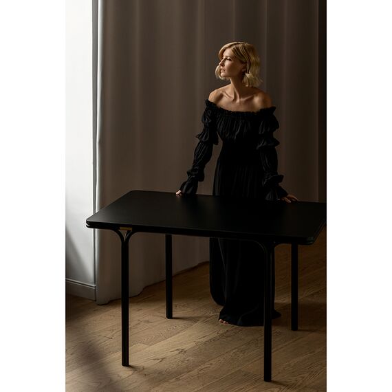 Стол обеденный Ror, 85х120 см, черный, LATITUDE, изображение 3