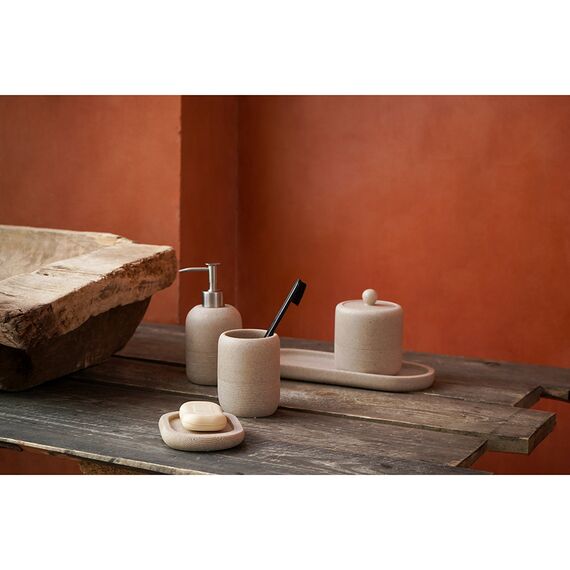 Стакан для зубных щеток Loup, бежевый, Bergenson Bjorn Bath, изображение 2