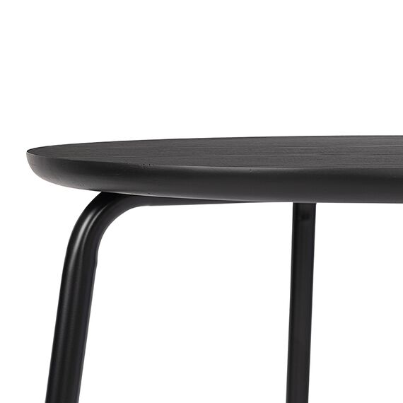 Стол обеденный Round, 90 см, черный, Bergenson Bjorn, изображение 3