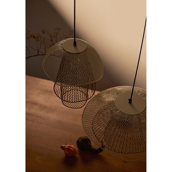 Светильник подвесной Vinger, 48х30 см, белый/бежевый/золотой, Bergenson Bjorn, изображение 6