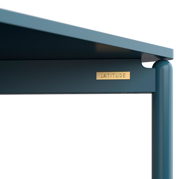 Стол обеденный Saga, 75х120 см, сине-зеленый, LATITUDE, изображение 4