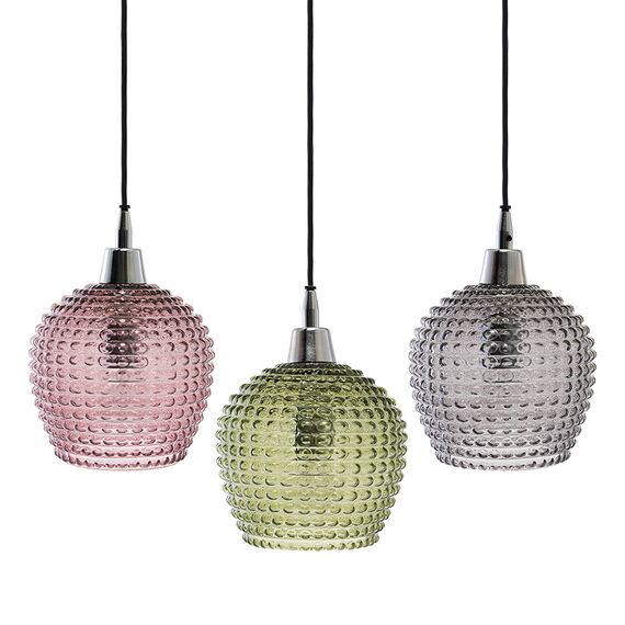 Светильник подвесной каскадный Aurora, 65х18 см, сливовый/зеленый/серый, Bergenson Bjorn, изображение 8