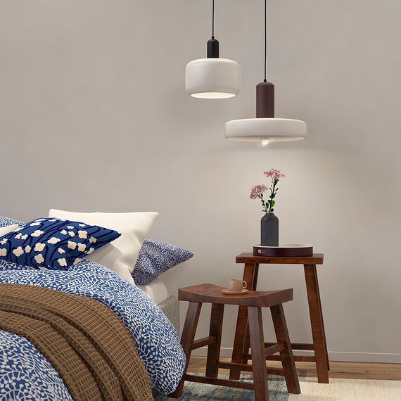 Светильник подвесной Juko, 30х32 см, черный/бежевый, Bergenson Bjorn, изображение 6