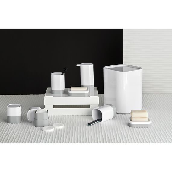 Стакан для зубных щеток Tyer, 470 мл, белый/серый, Bergenson Bjorn Bath, изображение 9