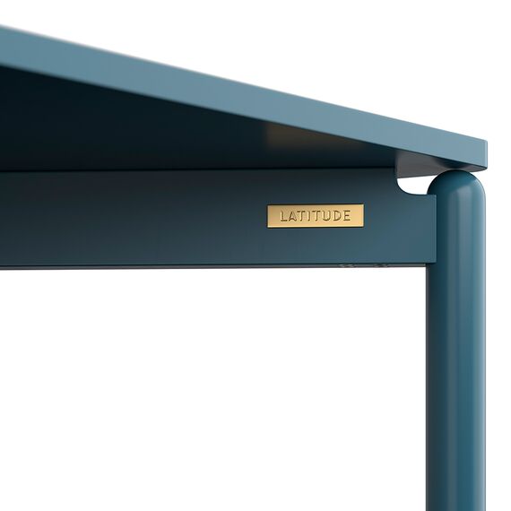 Стол обеденный Saga, 75х150 см, сине-зеленый, LATITUDE, изображение 4