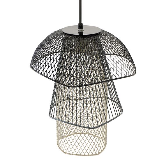 Светильник подвесной Vinger, 28х37 см, черный/серый/белый, Bergenson Bjorn, изображение 6