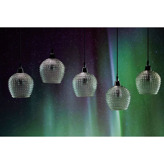 Светильник подвесной каскадный Aurora, 110х18 см, прозрачный, Bergenson Bjorn, изображение 2