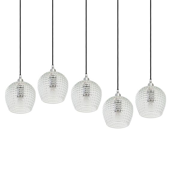 Светильник подвесной каскадный Aurora, 110х18 см, прозрачный, Bergenson Bjorn, изображение 14