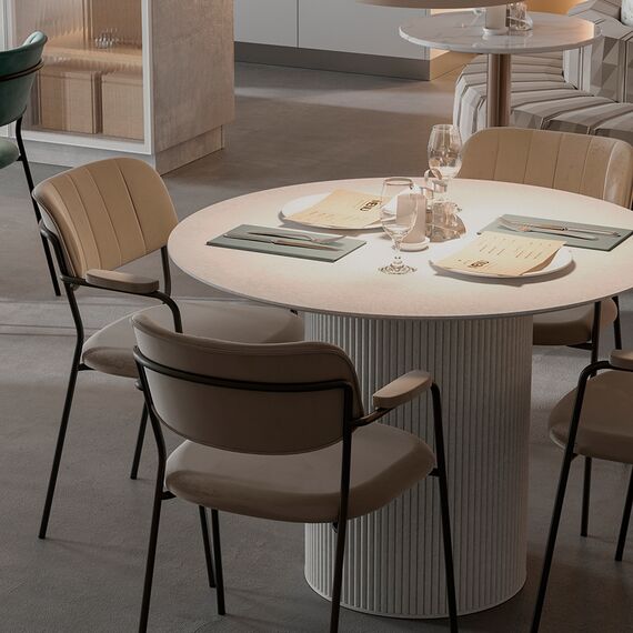 Стол обеденный Ellie, 120 см, серый, Bergenson Bjorn, изображение 4