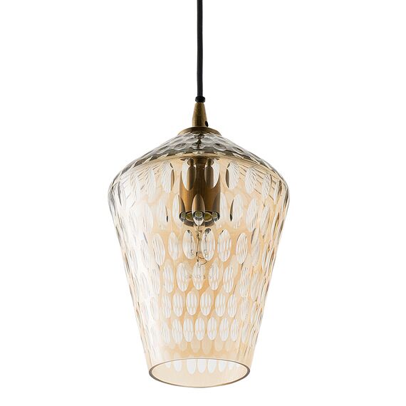 Светильник подвесной Mystic Aura, 19 см, янтарно-золотой, Bergenson Bjorn, изображение 4
