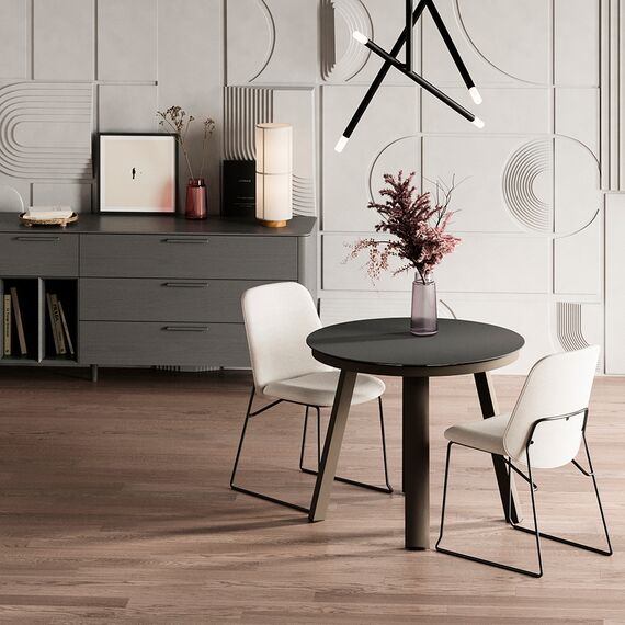 Стол обеденный Leif, 90 см, серо-бежевый, Bergenson Bjorn, изображение 13