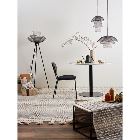 Светильник подвесной Vinger, 48х30 см, черный/серый/белый, Bergenson Bjorn, изображение 7