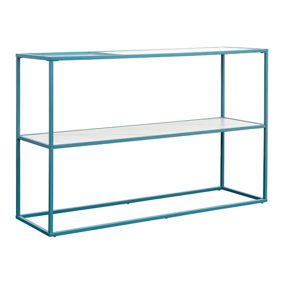 Стол консольный Mayen, 120х35х76 см, белый/бирюзовый, Bergenson Bjorn, изображение 5