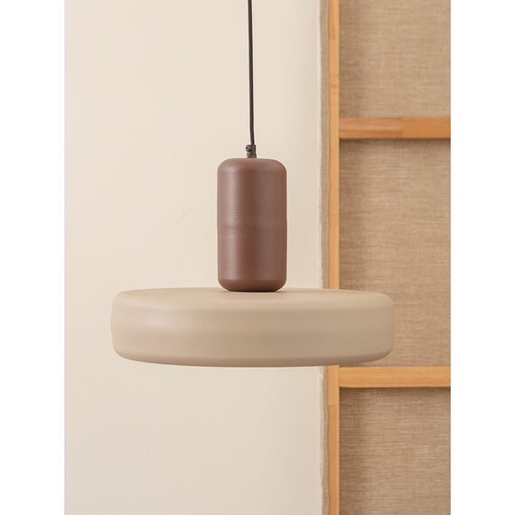 Светильник подвесной Juko, 43х31 см, вишневый/бежевый, Bergenson Bjorn, изображение 4
