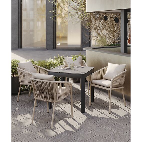 Стол обеденный Leif, 80х80 см, темно-серый, Bergenson Bjorn, изображение 2