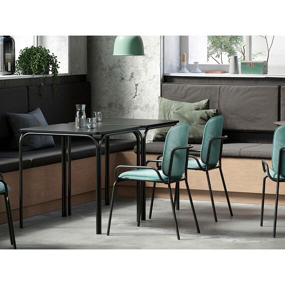 Стол обеденный Ror, 85х120 см, черный, LATITUDE, изображение 7