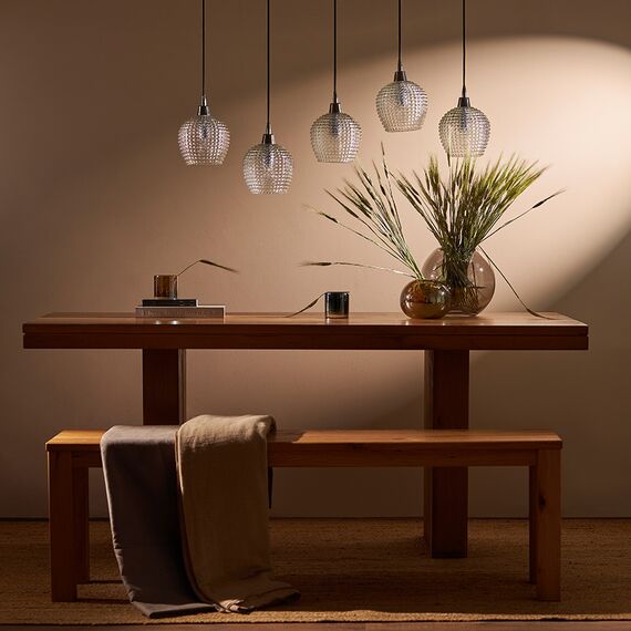 Светильник подвесной каскадный Aurora, 110х18 см, прозрачный, Bergenson Bjorn, изображение 7