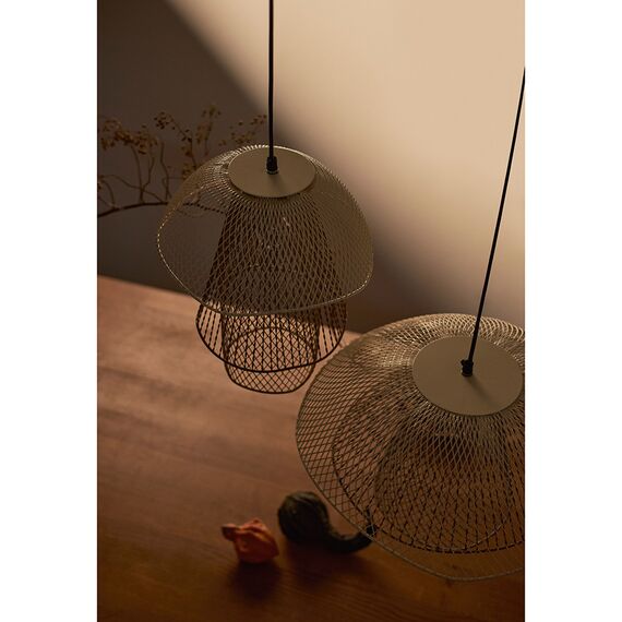 Светильник подвесной Vinger, 28х37 см, белый/бежевый/золотой, Bergenson Bjorn, изображение 5