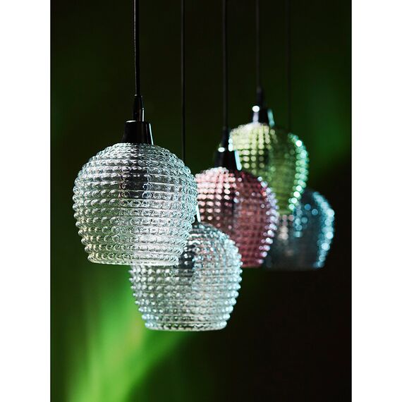 Светильник подвесной каскадный Aurora, 110х18 см, сливовый/зеленый/серый, Bergenson Bjorn, изображение 11