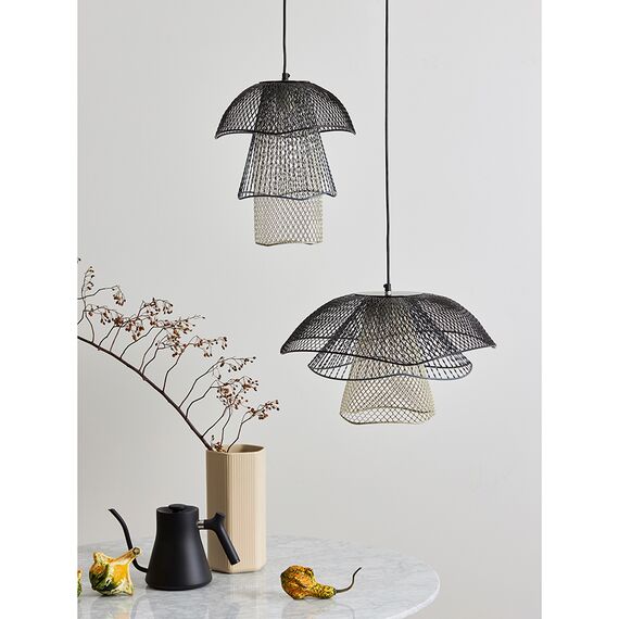 Светильник подвесной Vinger, 28х37 см, черный/серый/белый, Bergenson Bjorn, изображение 4