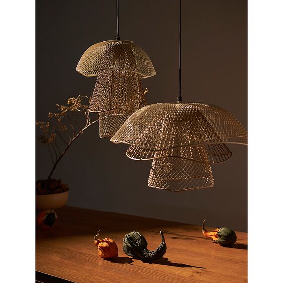 Светильник подвесной Vinger, 28х37 см, белый/бежевый/золотой, Bergenson Bjorn, изображение 6