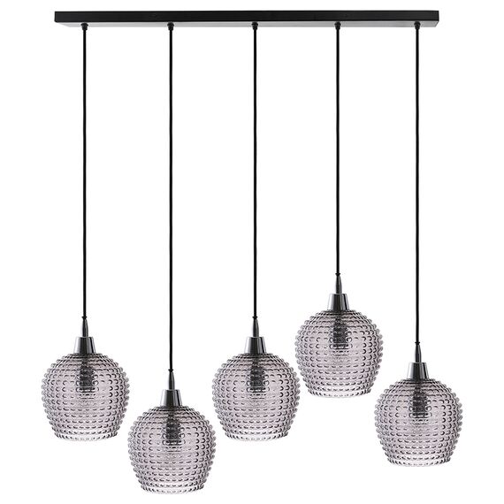 Светильник подвесной каскадный Aurora, 110х18 см, серый, Bergenson Bjorn