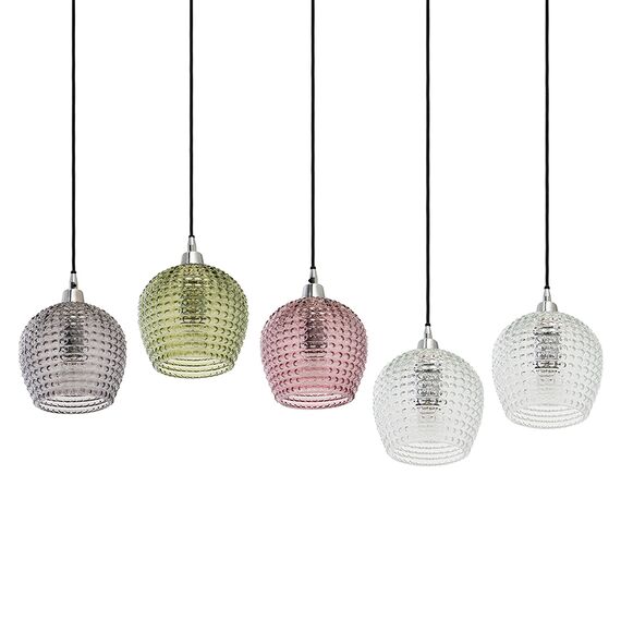 Светильник подвесной каскадный Aurora, 110х18 см, сливовый/зеленый/серый, Bergenson Bjorn, изображение 24