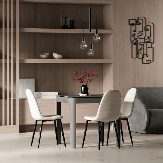 Стол обеденный Leif, 80х80 см, серо-бежевый, Bergenson Bjorn, изображение 15