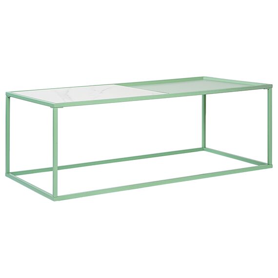 Столик журнальный Mayen, 110х50 см, белый/зеленый, Bergenson Bjorn, изображение 7