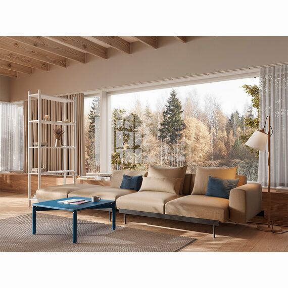 Столик кофейный Saga, 75х75 см, синий, LATITUDE, изображение 2