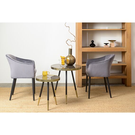 Столик Hedda, 40 см, черный/матовое золото, Bergenson Bjorn, изображение 8