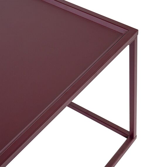 Столик журнальный Mayen, 110х50 см, белый/сливовый, Bergenson Bjorn, изображение 12