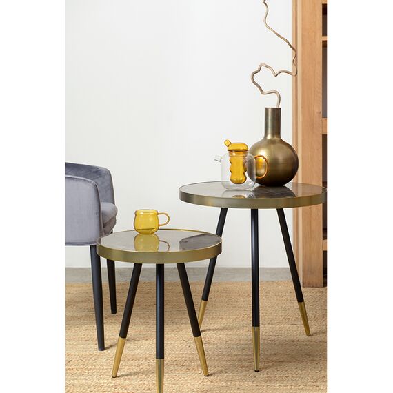 Столик Hedda, 40 см, черный/матовое золото, Bergenson Bjorn, изображение 2