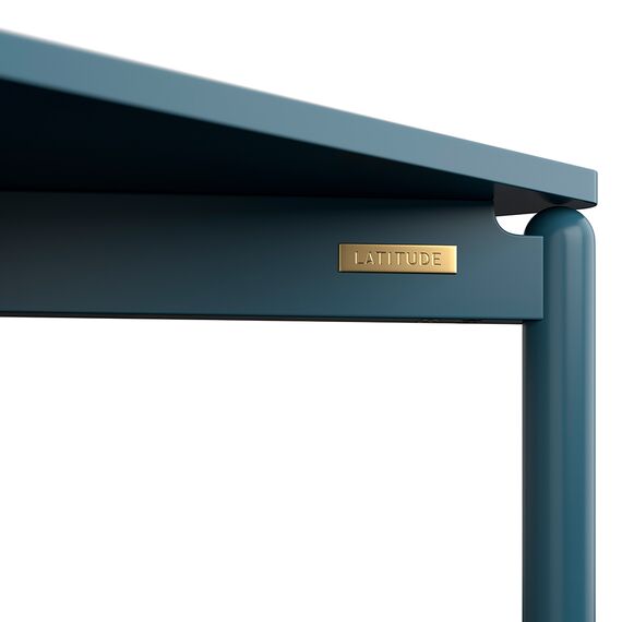 Столик кофейный Saga, 60х60 см, сине-зеленый, LATITUDE, изображение 5