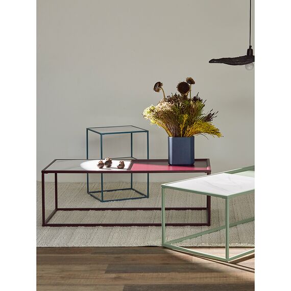 Столик журнальный Mayen, 110х50 см, белый/сливовый, Bergenson Bjorn, изображение 5