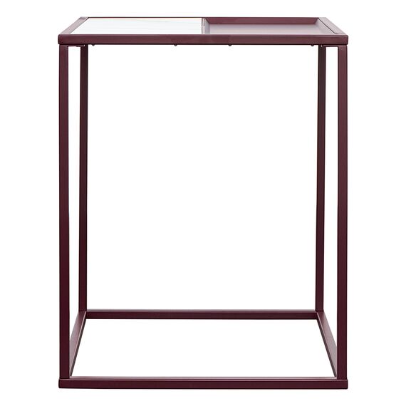 Столик кофейный Mayen, 45х45 см, белый/сливовый, Bergenson Bjorn, изображение 5