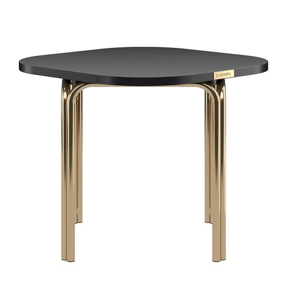 Столик кофейный Ror, 50х50 см, латунь/черный, LATITUDE, изображение 2