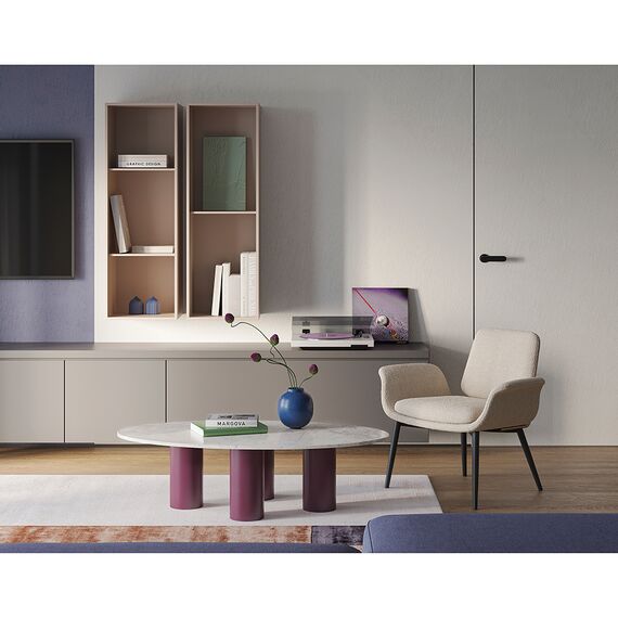 Столик кофейный Mojo, 120х65,5 см, сливовый, Bergenson Bjorn, изображение 8