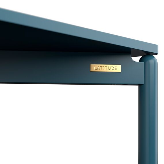 Столик кофейный Saga, 75х75 см, сине-зеленый, LATITUDE, изображение 6