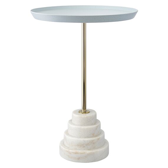 Столик кофейный Sustainable collection, 38 см, серый/белый, Bergenson Bjorn