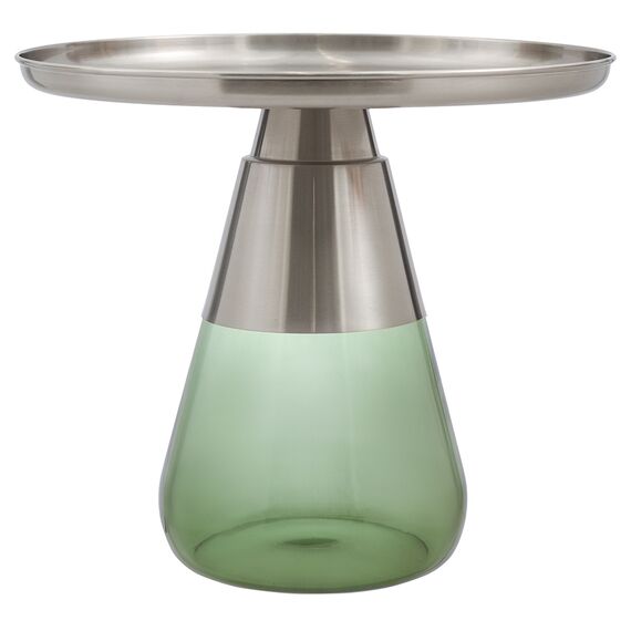 Столик кофейный Dahl, 60 см, хром/зеленый, Bergenson Bjorn