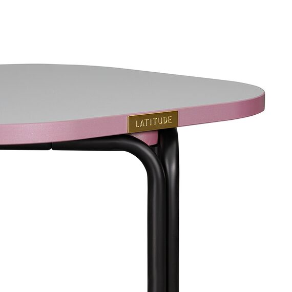 Столик кофейный Ror, 50х50 см, черный/серый/розовый, LATITUDE, изображение 4