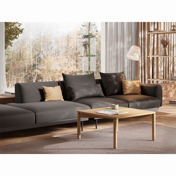 Столик кофейный Saga, 75х75 см, ясень, LATITUDE, изображение 3