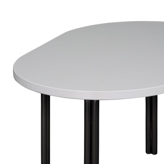 Столик кофейный Ror, 75х50 см, черный/серый, LATITUDE, изображение 3