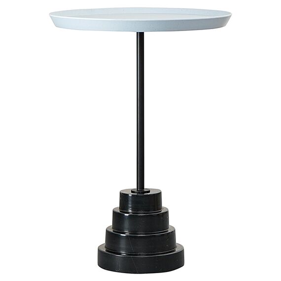 Столик кофейный Sustainable collection, 38 см, серо-голубой/черный, Bergenson Bjorn