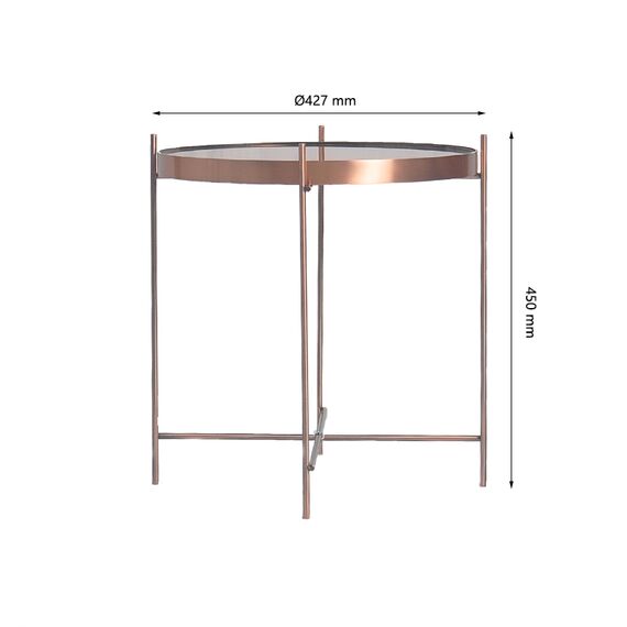 Столик Josen, 43 см, розовый/медный, Bergenson Bjorn, изображение 3