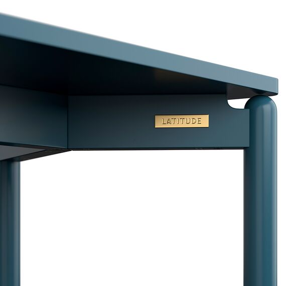 Столик кофейный Saga, 50х70 см, сине-зеленый, LATITUDE, изображение 7